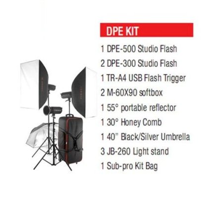 Bộ kit đèn Flash studio Jinbei DPE