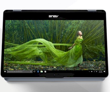 Máy tính laptop Asus VivoBook Flip 14 TP410UR (Intel® Core™ i7 7500U, 16 GB SDRAM, 1TB 5400RPM SATA HDD, 256GB SATA3 M.2 SSD, NVIDIA GeForce 930MX, FHD (1920x1080), 14 inch, Windows 10 Pro)
