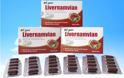 Bổ gan Livernamvian bảo vệ giải độc gan Phương Đông 30V