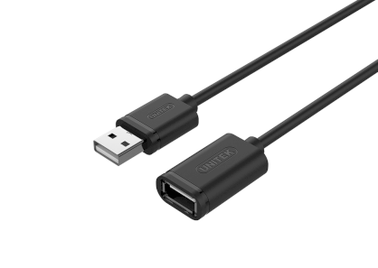 Cáp USB nối dài 2.0 Unitek Y-C 447GBK – dài 0.5m (Đen)