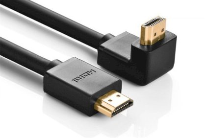 Cáp HDMI Ugreen HD103 2M đầu đúc vuông bẻ lên (10121)