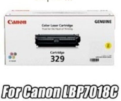 Mực in Laser màu Canon 329 (Yellow) - Màu vàng - Dùng cho máy in Canon 7018C