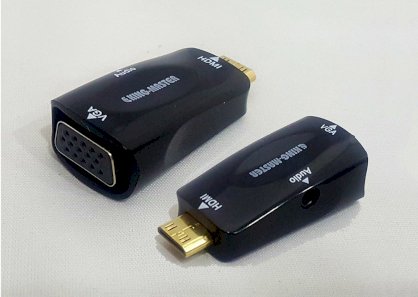 Đầu đổi mini HDMI ra VGA + Audio KingMaster KY-H126B