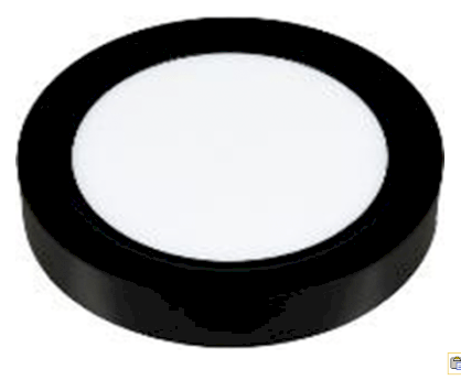 Đèn led ốp nổi tròn vỏ đen AsiaLighting PNOT12D