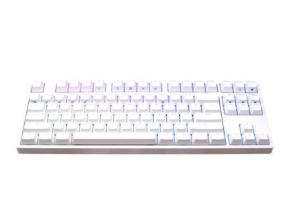 Keyboard IKBC F87 RGB White Mechanical Cherry Blue switch