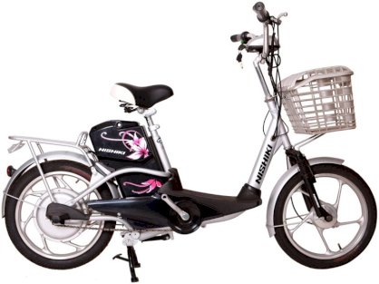 Xe đạp điện Nghĩa Hải Nishiki H4 - Bạc