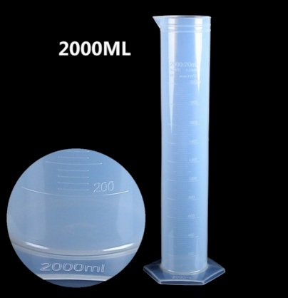 Ống đong nhựa 2000 ml