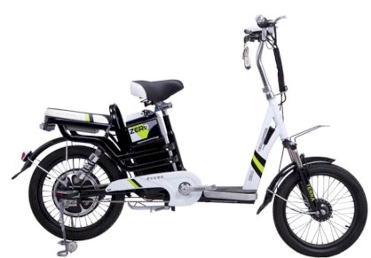 Xe đạp điện Zero Terra Motors vành tăm (Trắng)