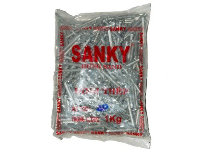 Đinh thép trắng Sanky 2F, 3F, 4F, 5F 1KG