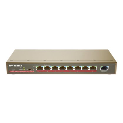 IP COM F1110P-8-102W 8-Port10/100Mbps+2 Gigabit Desktop Switch With 8-Port PoE
