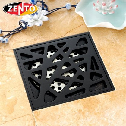 Phễu thu nước thoát sàn chống mùi Black Zento ZT523