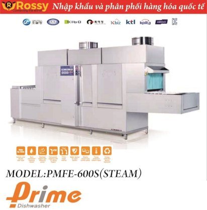 Máy rửa bát Prime PMFE-600S (STEAM)