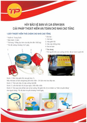 Dây thoát hiểm an toàn TP002