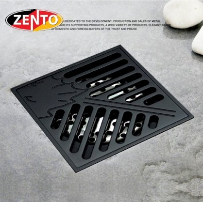 Phễu thu nước thoát sàn chống mùi Black series Zento ZT524