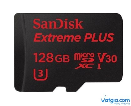 Thẻ nhớ MicroSDXC SanDisk Extreme Plus V30 U3 633X 128GB 100MB/s