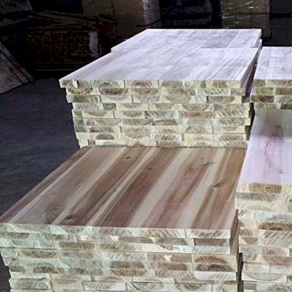 Mặt bàn gỗ Tràm Nam Trung JSC 20mm x 500mm x 500mm