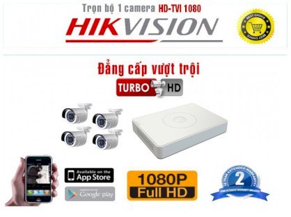 Bộ camera Hikvision HD -TVI 1080P
