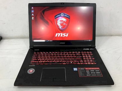 Laptop MSI GE72VR-7rf: Intel core i7 7700HQ, ram 16gb, SSD 128Gb + 1Tb , vga geforce GTX1060, 17'3inh