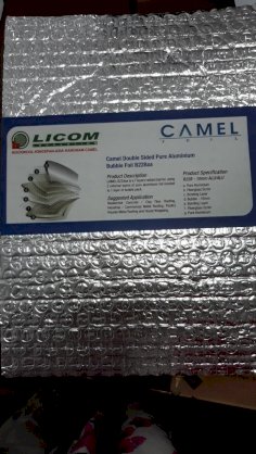 Túi khí cách nhiệt có sợi gia cường Camel Foil B228AA
