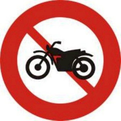 Biển báo hiệu giao thông cấm 111a cấm xe gắn máy
