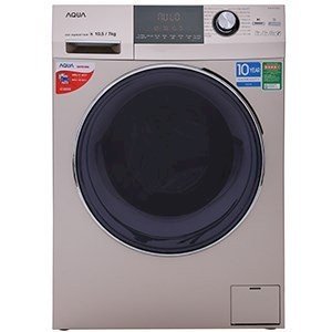 Máy giặt Aqua AQD-DH1050C cửa ngang 10kg giặt, 7kg sấy