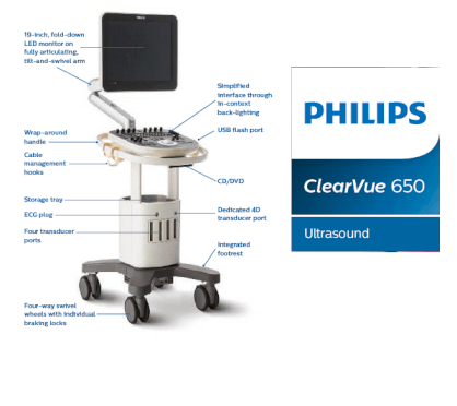 Máy siêu âm Philips ClearVue 650