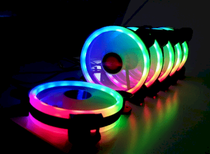 Fan case Coolman Led RGB Dual ring