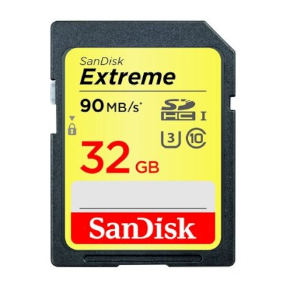 Thẻ nhớ Sandisk SDHC Extreme 32GB 90MB/s (Class 10) U3 4K