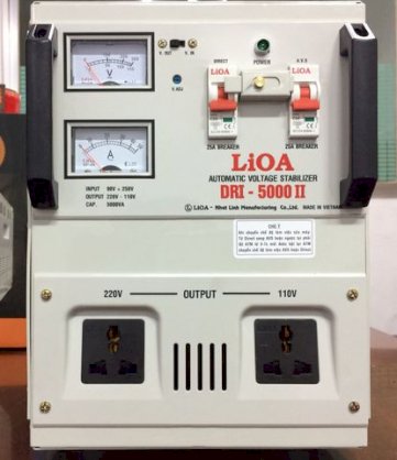 Ổn áp 1 pha Lioa DRI-5000ii 5KVA