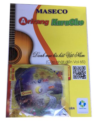 Đĩa Karaoke Arirang Vol 66 (SERIAL D) + Sách list nhạc