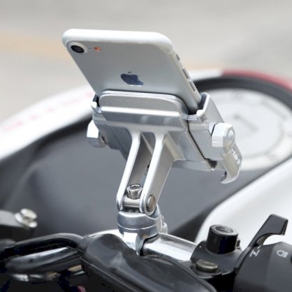 Kẹp điện thoại Motowolf gắn ghi đông, giá đỡ đa năng cho xe máy, xe đạp (10.8x9.4x8.8cm)