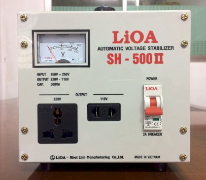 Ổn áp 1 Pha LIOA SH-500II 0,5kVA