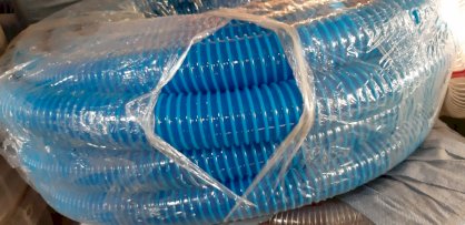 Ống nhựa gân nhựa hút bụi Ø 60 màu xanh dương