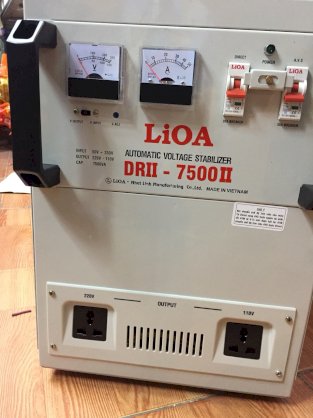 Ổn áp 1 Pha Lioa DRII-7500II 7,5KVA