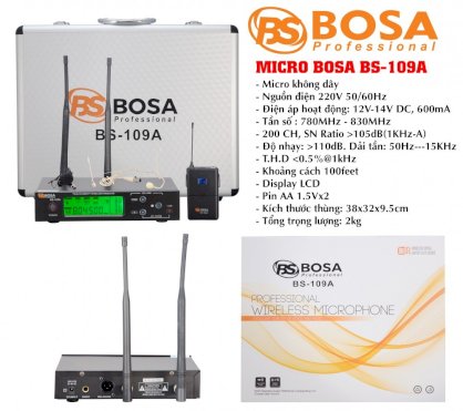 Micro cài áo Bosa 109A