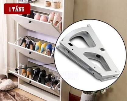 Phụ kiện tủ giày giá xoay 1 tầng Xưởng Decor