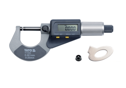 Panme đo ngoài điện tử 0-25mm Yato  YT-72305