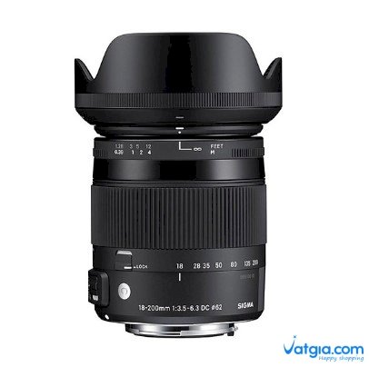 Ống kính Sigma 18-200mm F3.5-6.3 DC Macro OS (For Nikon)