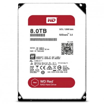 Ổ cứng HDD Western Red 8Tb SATA3 5400rpm