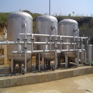 Bình lọc áp lực inox SUS 304 cho hệ thống xử lý nước cấp