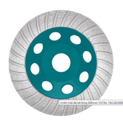 Chén mài đá bê tông 100mm TOTAL TAC2411001