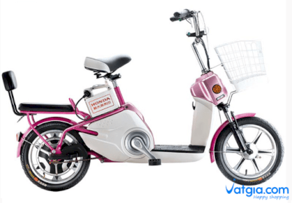 Xe đạp điện Honda Harricane 2017 (Màu hồng)