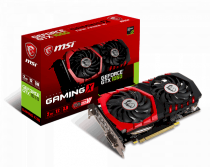 GeForce GTX 1050 Gaming  X 2G