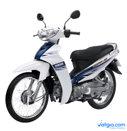 Xe máy Yamaha Sirius phanh cơ 2019 (Trắng xanh)