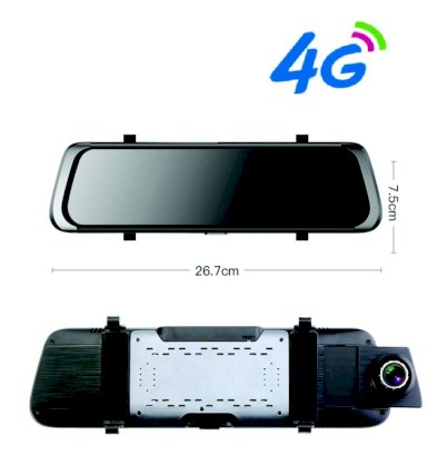 Camera hành trình gương 4G Wifi HP E08-E