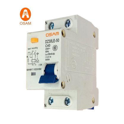 Aptomat chống giật OSAM SAG-RCBO-2P50