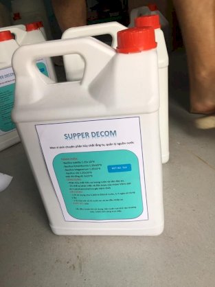Supper Decom - 5 lít: Men vi sinh phân hủy chất lắng tụ