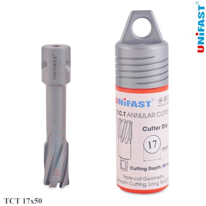 Mũi khoan từ hợp kim UniFast Ø17mm sâu 50mm TCT 17x50