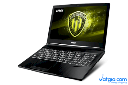 Laptop Workstation MSI WE63 8SJ Core i7-8750H/16GB/256GB SSD+1TB HDD/VGA P2000/15.6" FHD/Windows 10