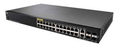 Cisco 24-port 10/100 POE Managed Switch - SF350-24P-K9